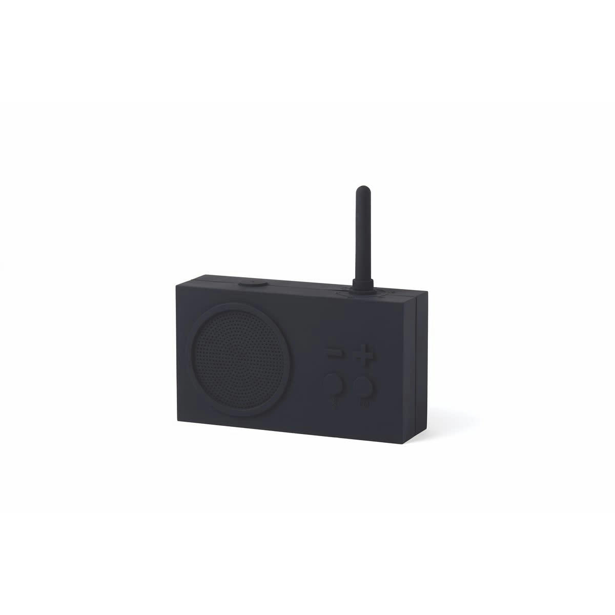 TYKHO 3 - Enceinte Bluetooth et Radio en Gomme Noir