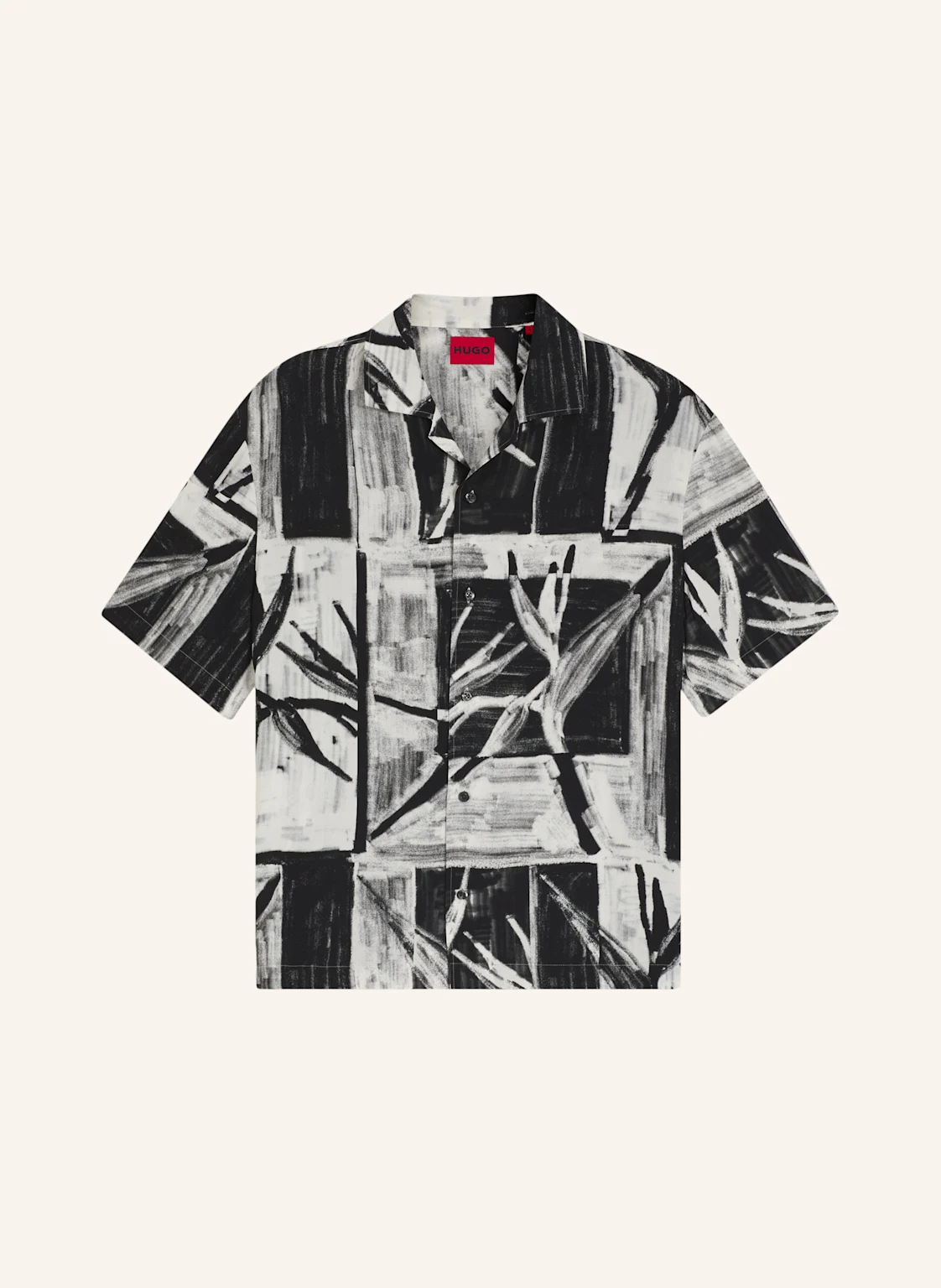 HUGO Hemd EXOLINO Oversize Fit