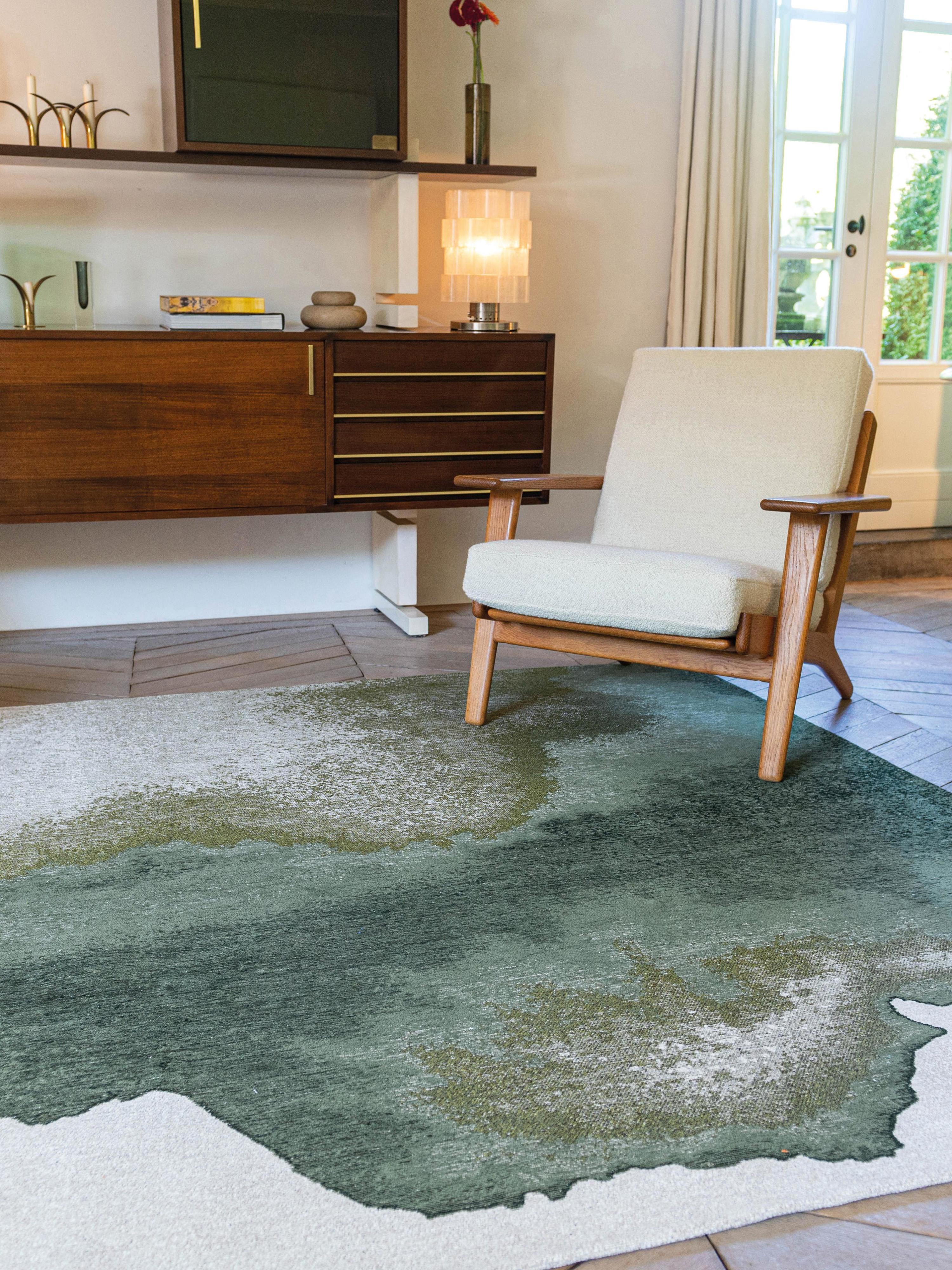 Waschbarer Indoor & Outdoor-Jacquard-Teppich Lagoon