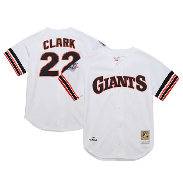 Will Clark San Francisco Giants Cooperstown Collection 1989 Authentic Jersey - White