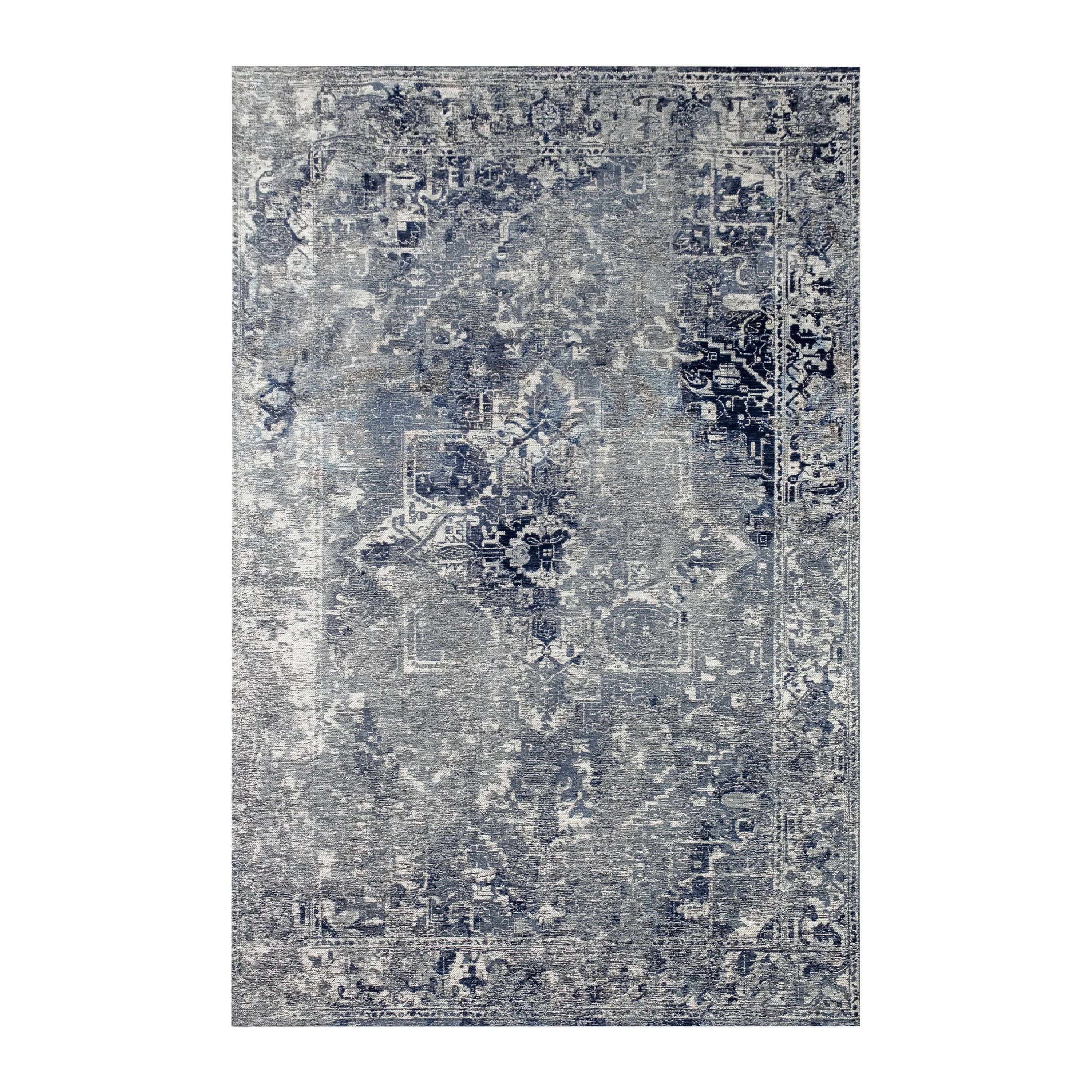 Lola & Moi Heris Vloerkleed - Deep Blue - 170 x 240 cm