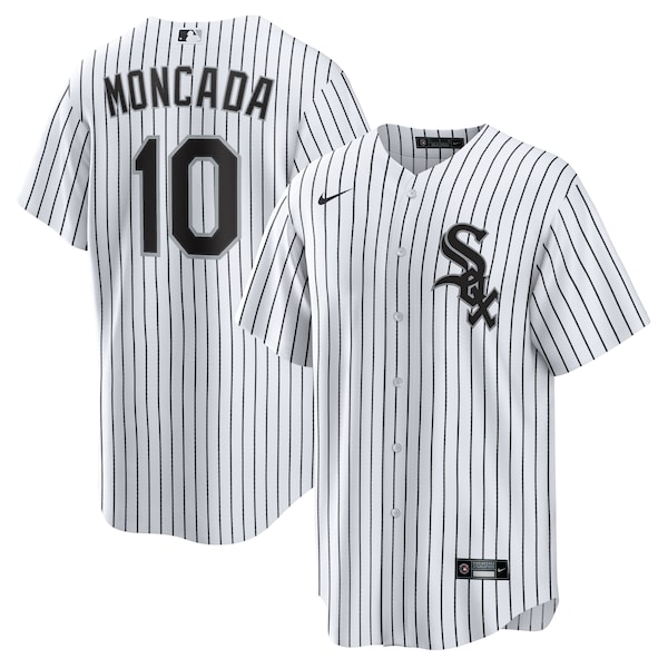 Yoan Moncada Chicago White Sox Nike Home Replica Player Name Jersey - White/Black