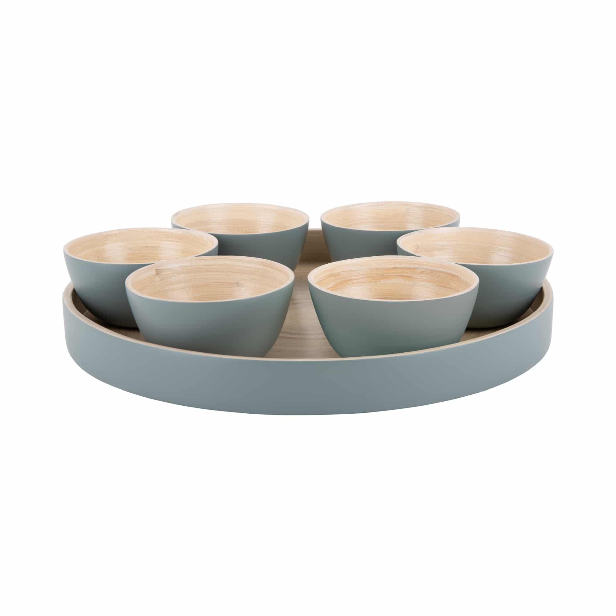 Present Time schaal Tray Puro Rond - groen - Ø32cm