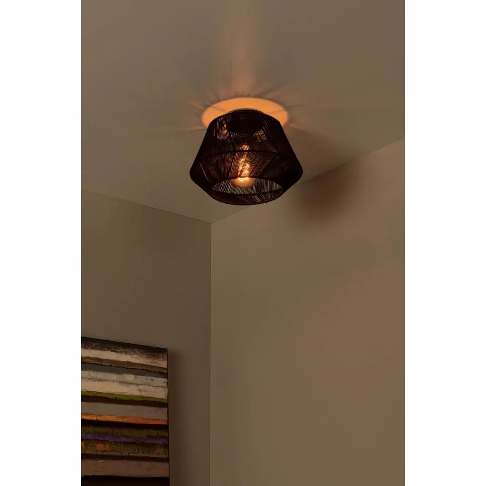 Lucide JESSICA Plafonni&egrave;re - Zwart