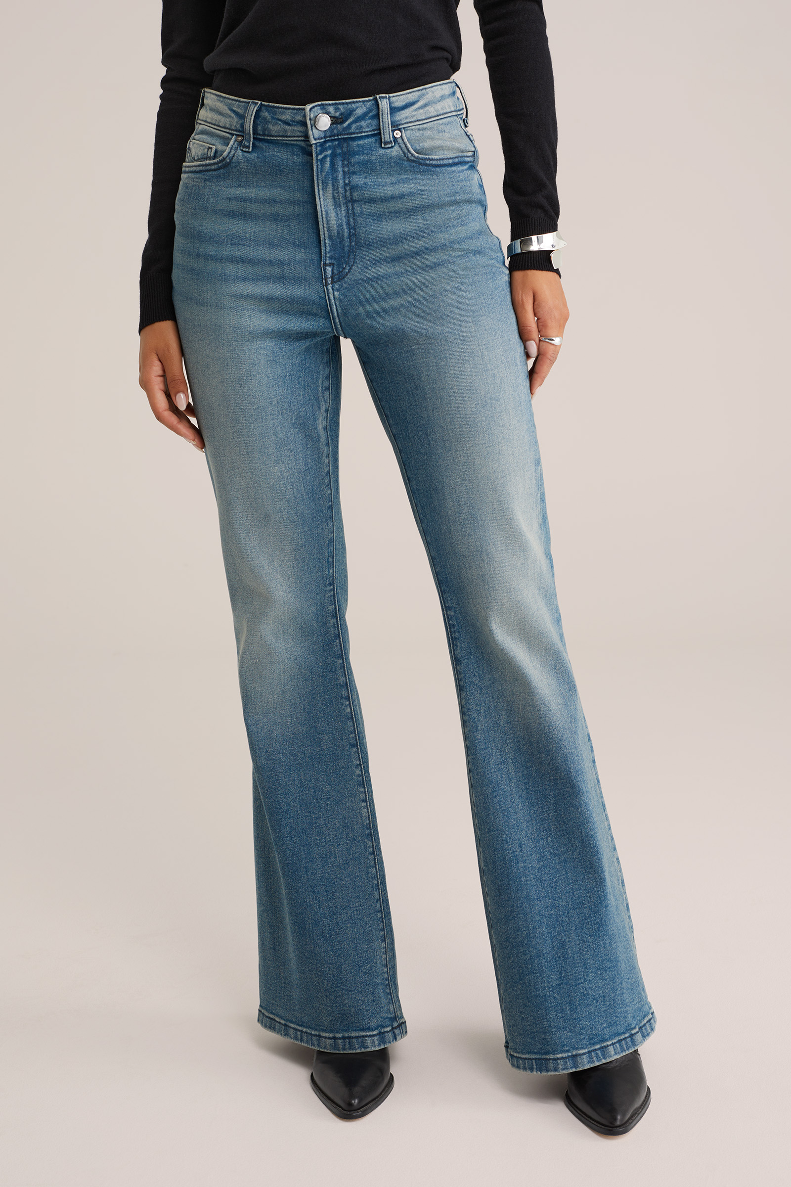 Dames High waist super flared jeans