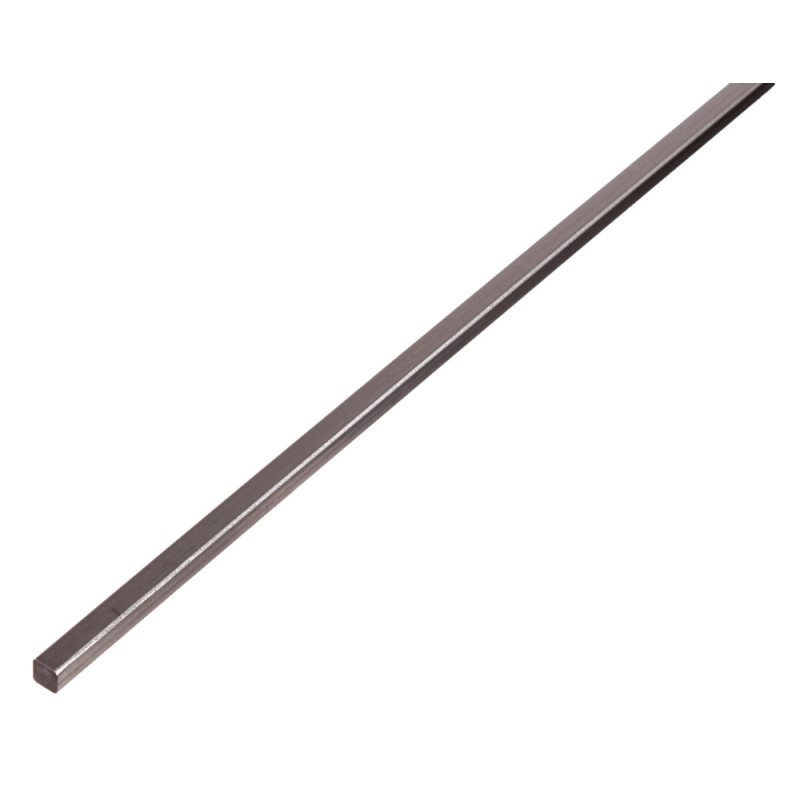 Profilé carré plein en acier 12 x 12 mm 2 m ALBERTS