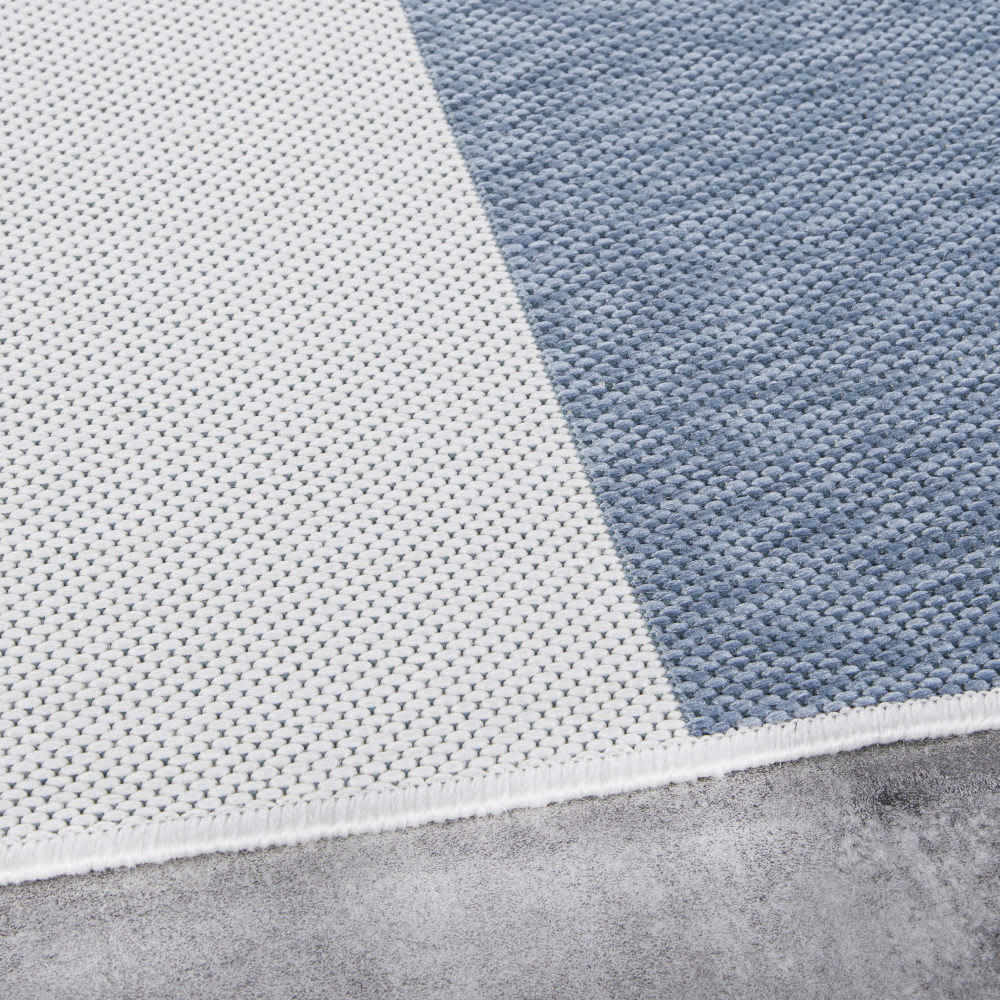 GORA - Tapis en polypropylène gris et écru 160x230