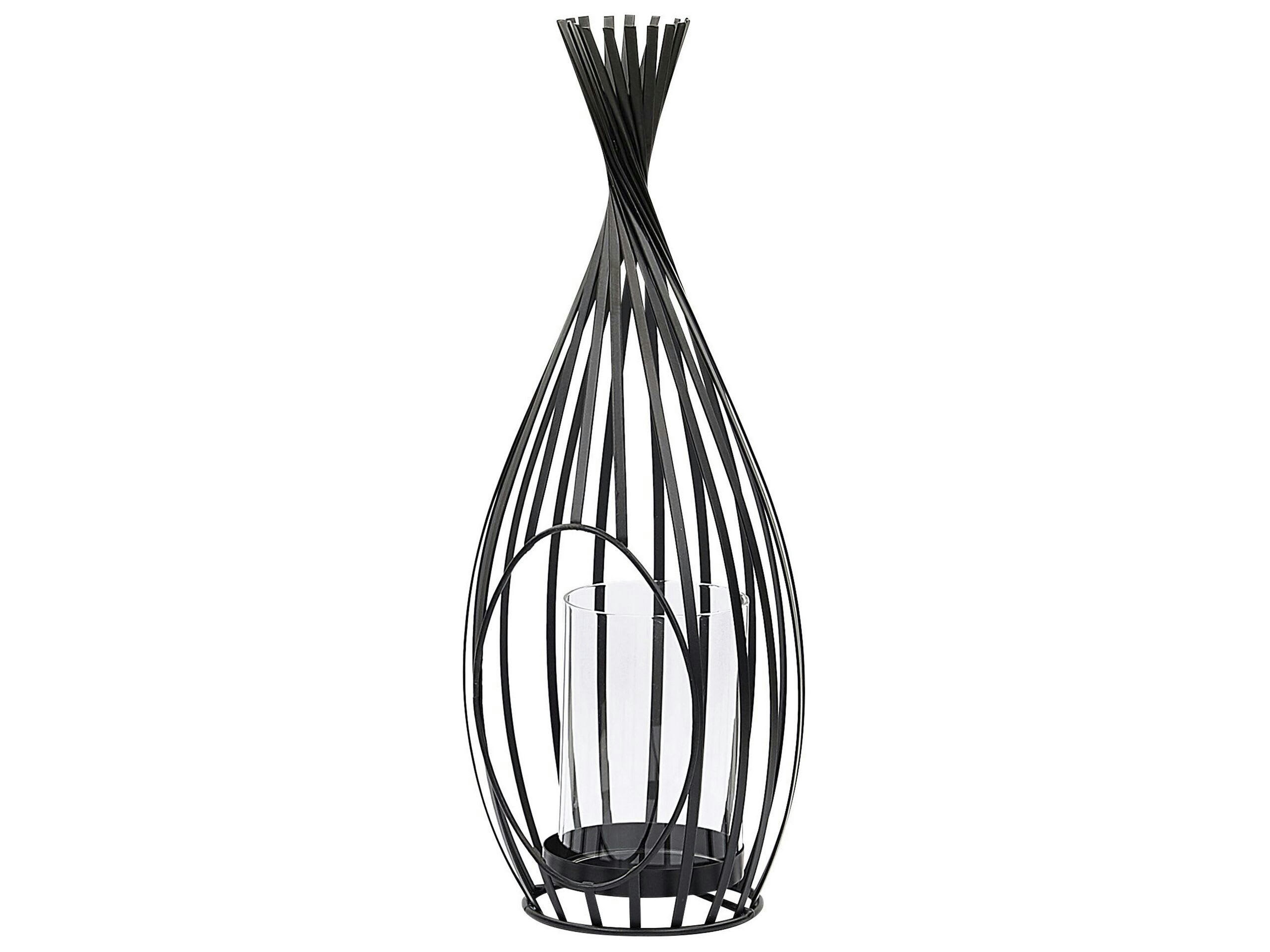 LOMBOK - Lanterne décorative noire