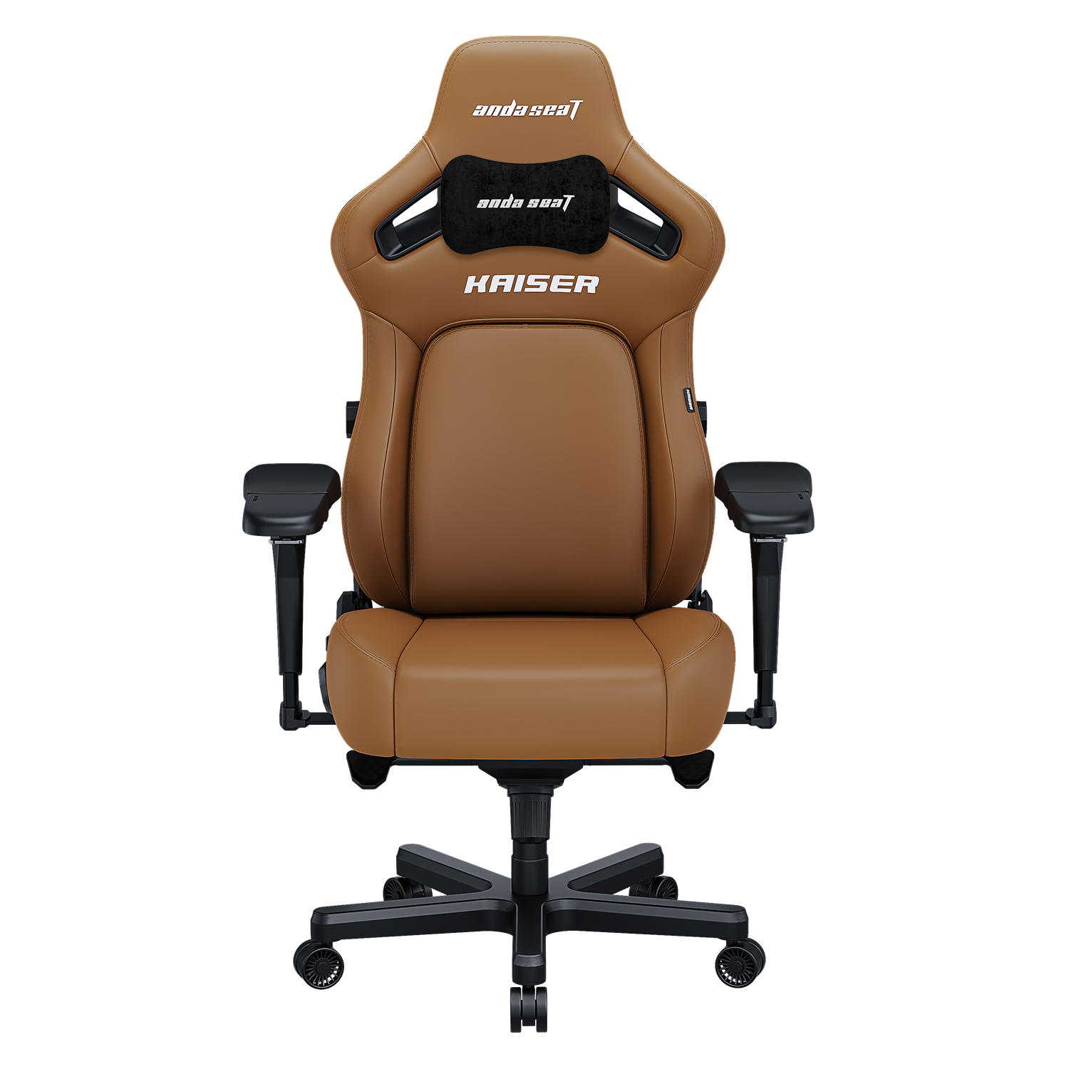 Fotel gamingowy Kaiser 4 XL Anda Seat skórzany brązowy