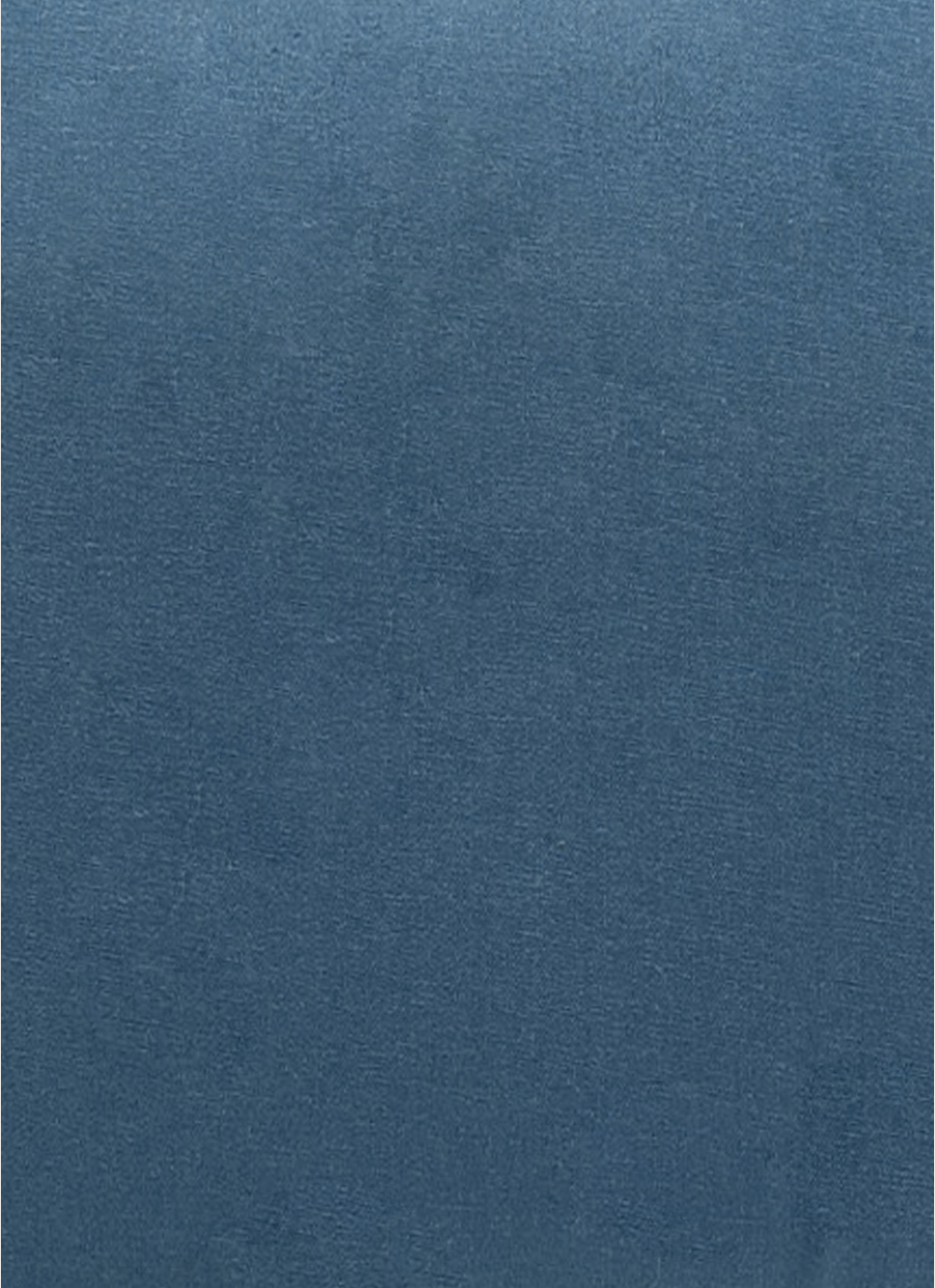 COUSSIN EN COTON UNI AVEC POMPONS EN JUTE BLEU