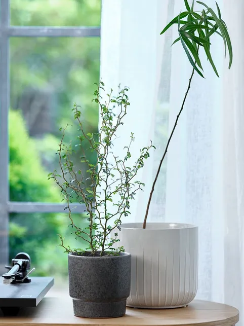Blomsterpotte KNUDSEN Ø20xH18cm hvid