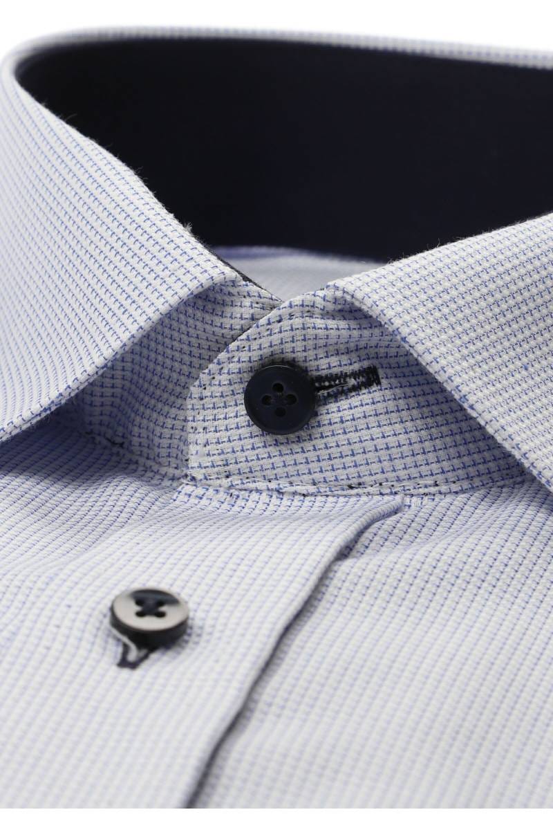 ETERNA Comfort Fit Hemd hellblau, Strukturiert