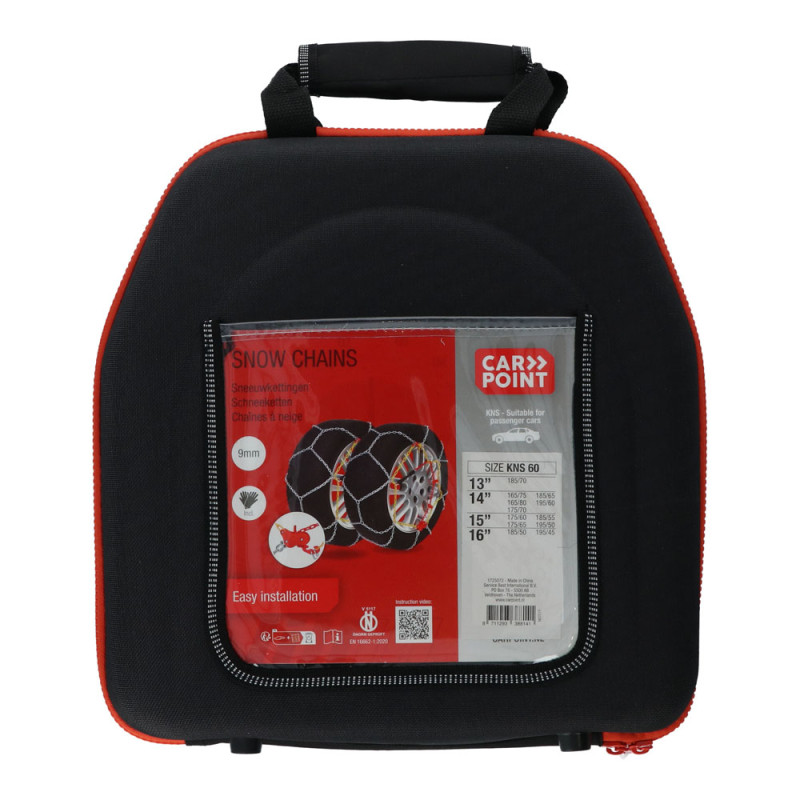 Chaîne à neige KNS-60 9 mm 2 pièces CARPOINT