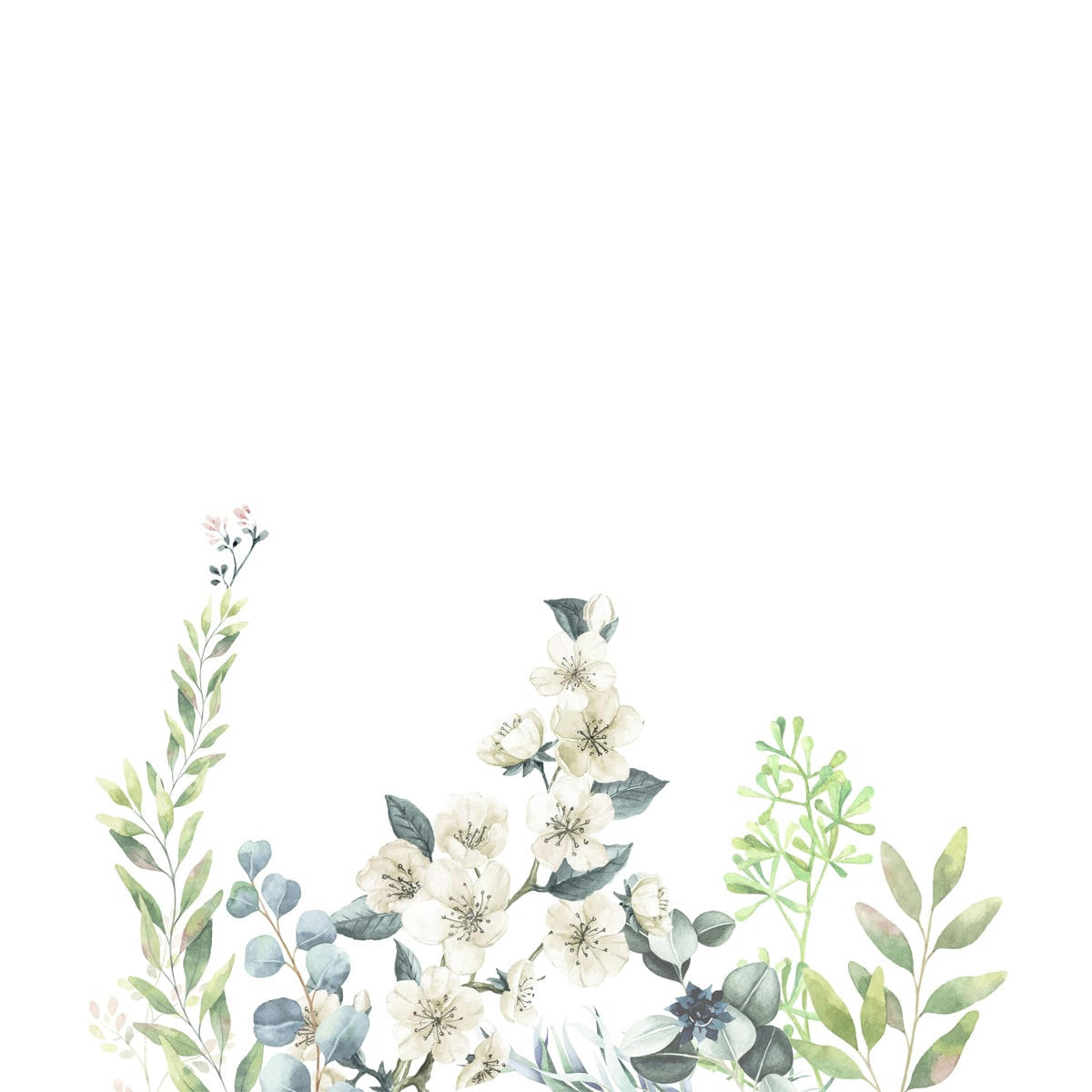 FLOWERS IN RAIN - Crédence cuisine Fond de hotte ALU L 60xH70cm Multicolore Florale