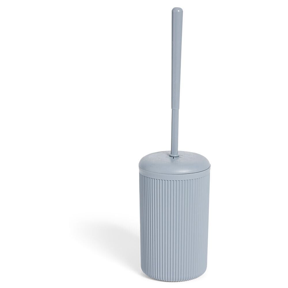 Brosse WC grise ou beige Ø9,5xH34cm.