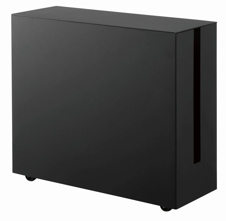 Yamazaki Kabelbox met Wielen - Tower - Zwart