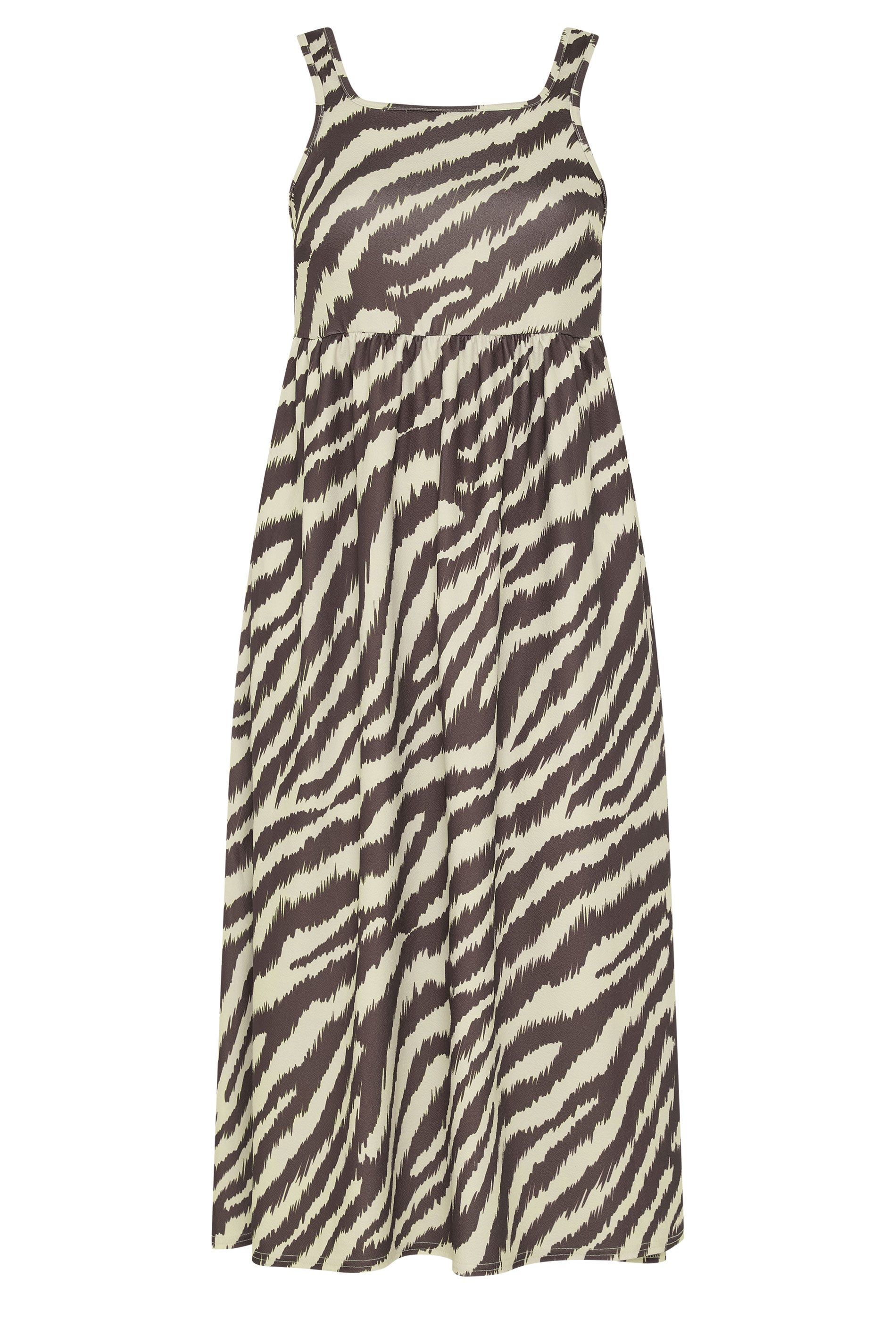 Yours Zebra Strappy Dress