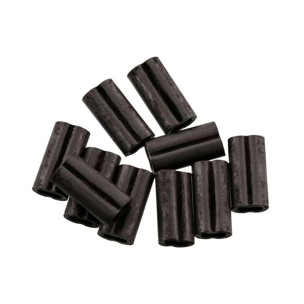 Scotty #1011 Double Line Connector Sleeves, 10-pc, Black