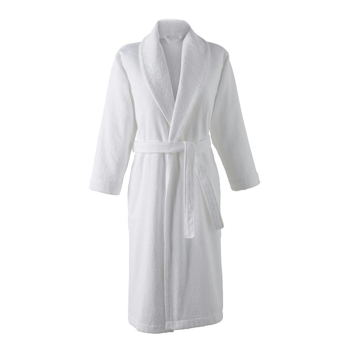 HÉRITAGE - Peignoir coton blanc s