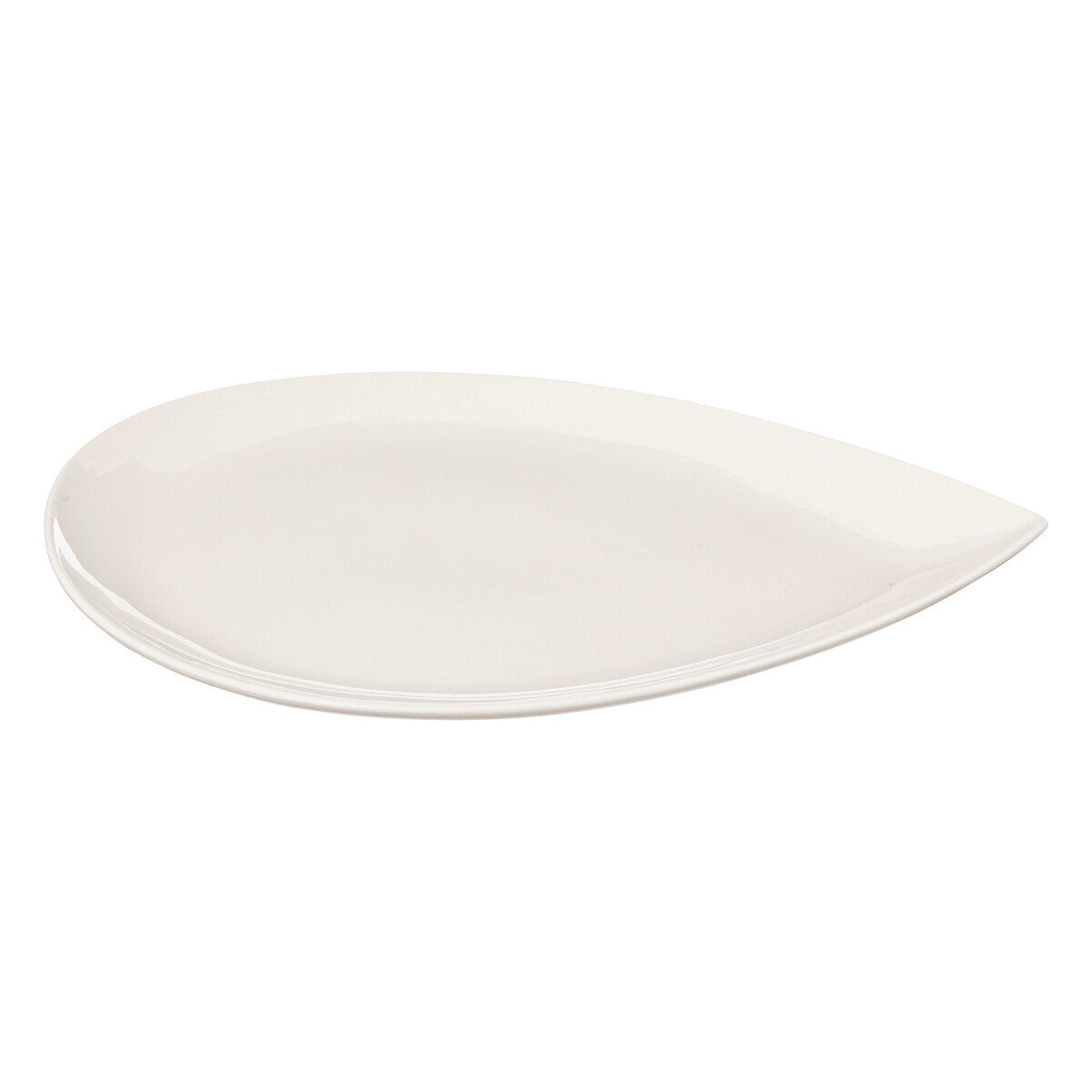 Travessa branca GOTA em porcelana 30x40cm