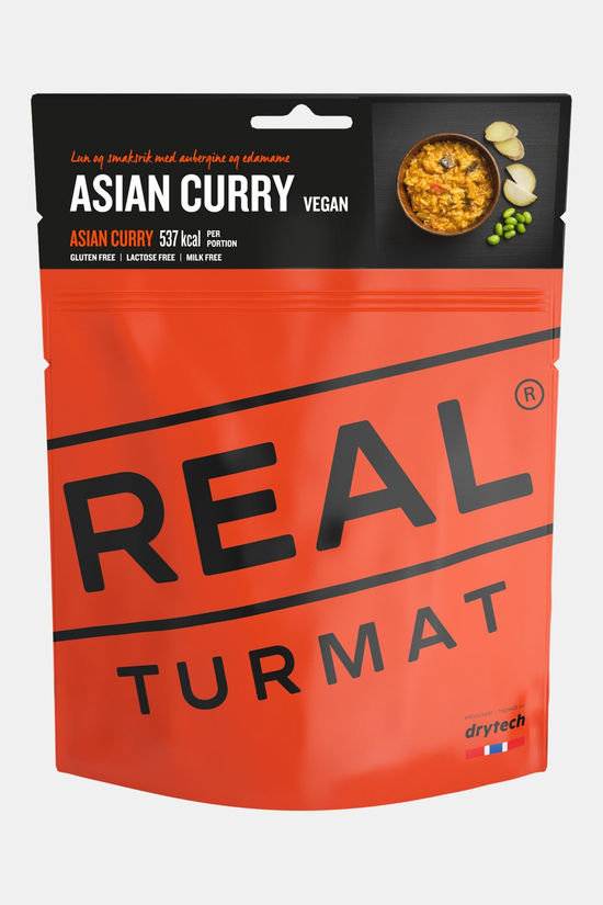 Real Turmat Asian Curry Vegan Maaltijd