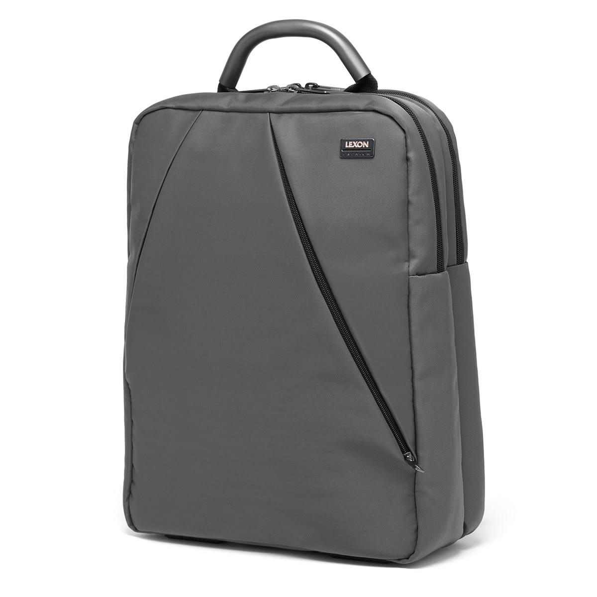 PREMIUM DOUBLE BACKPACK - Sac à dos double en PVC gris