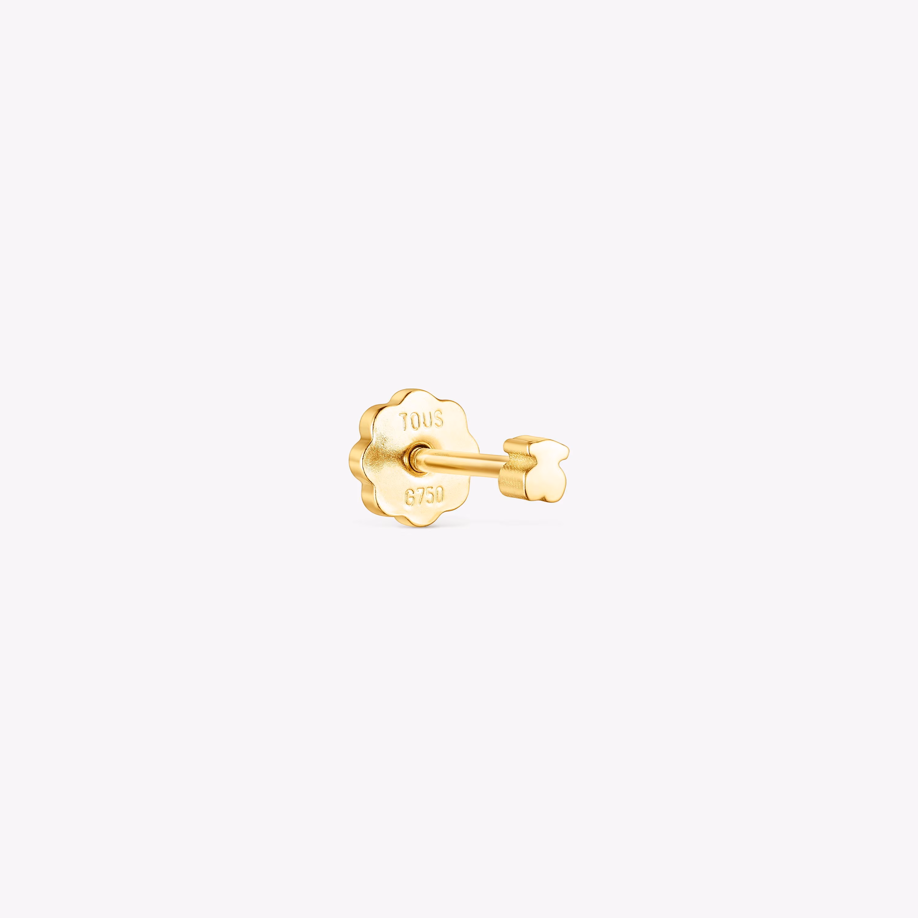 Piercing de oreja de oro con oso TOUS Piercing