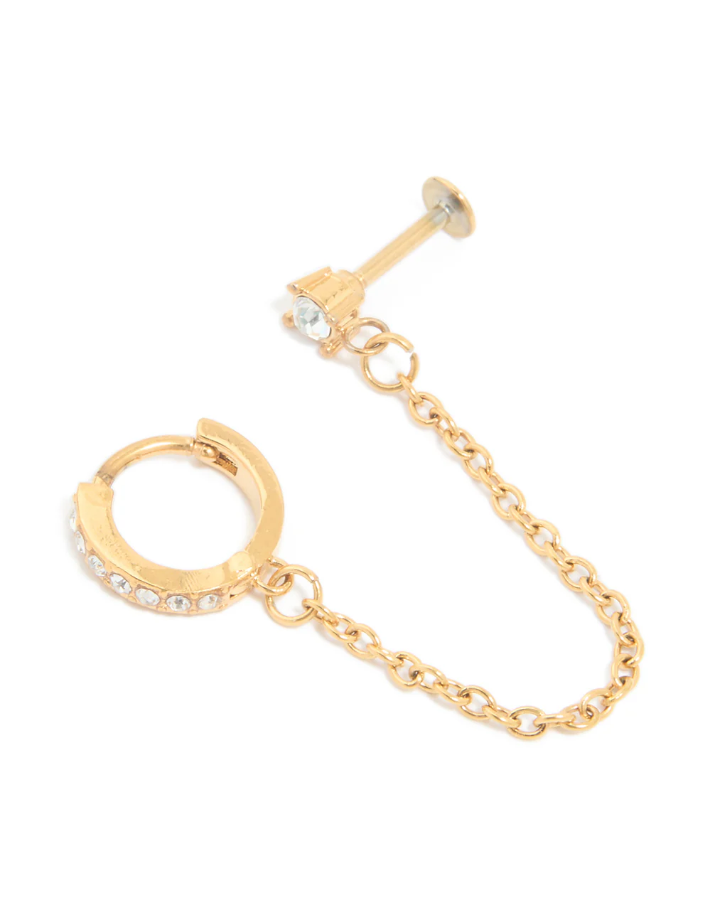 Gold Plated Surgical Steel Standard Chain Clicker