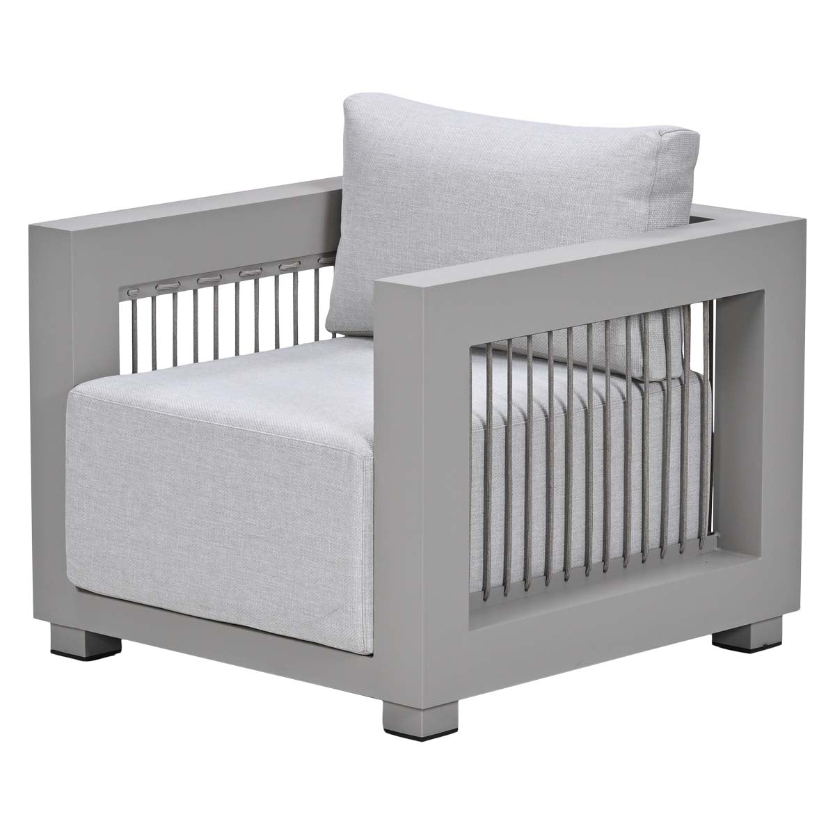 Houston aluminium lounge tuinstoel - taupe - valley sand