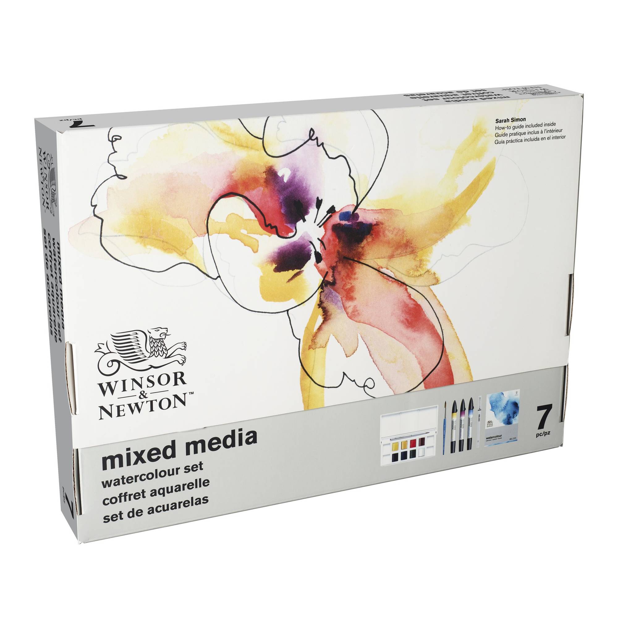 Winsor & Newton Mixed Media Watercolour Set 7 Pieces