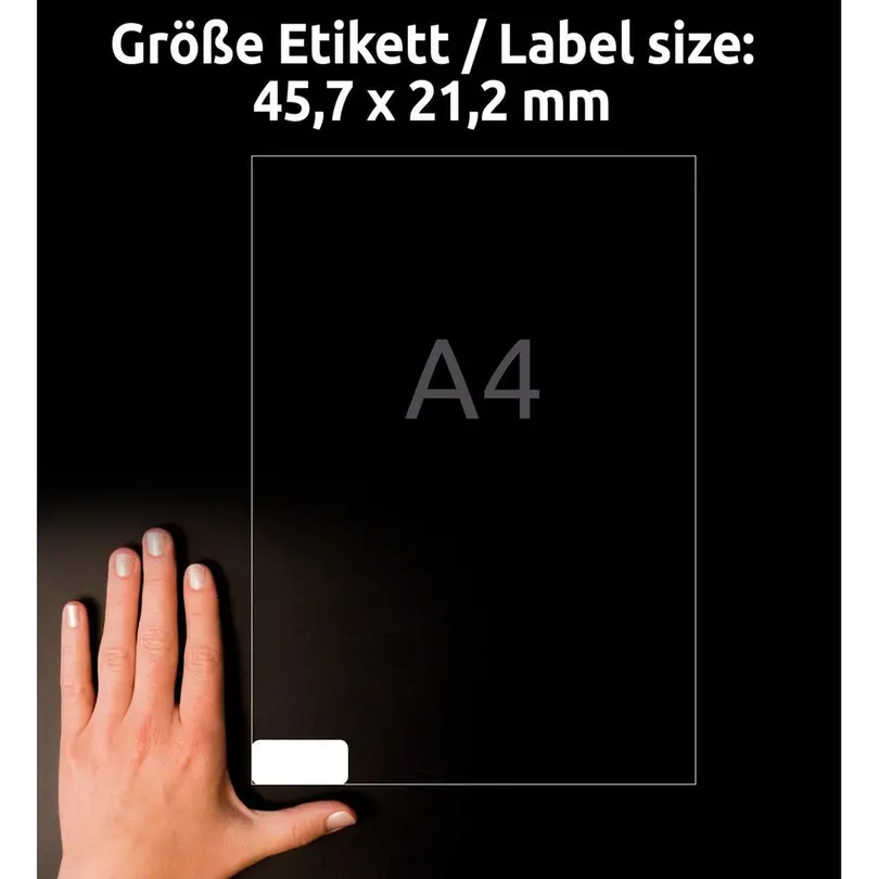 Etiketten 20er-Set Universal-Etiketten