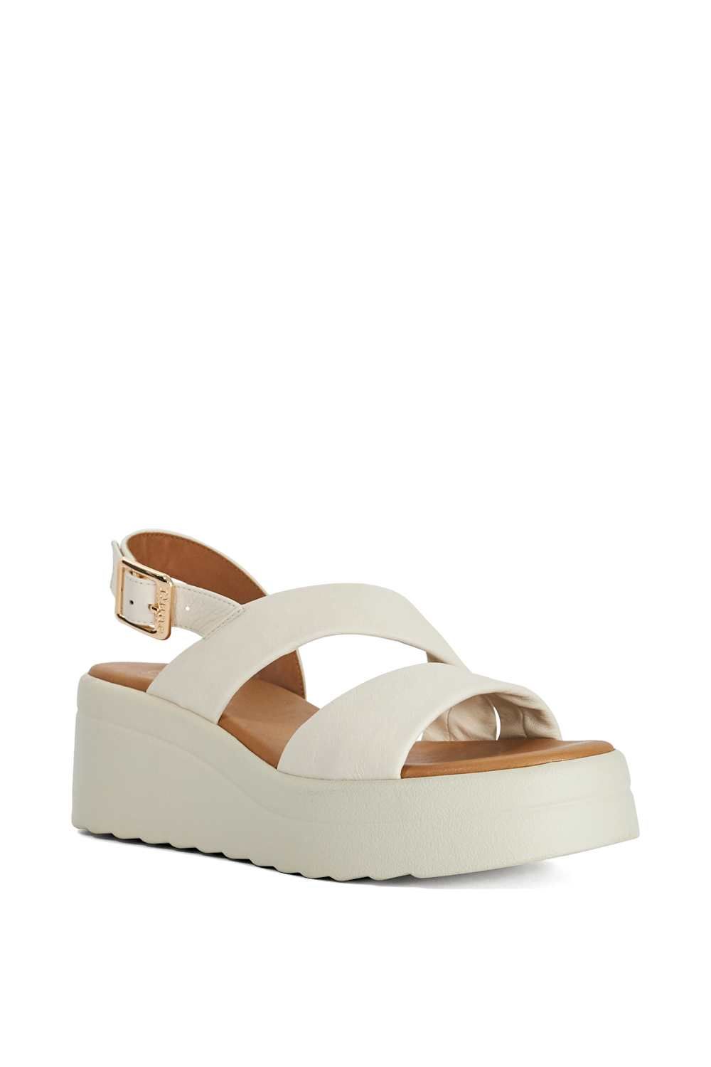 Dune London Karing' Leather Wedges