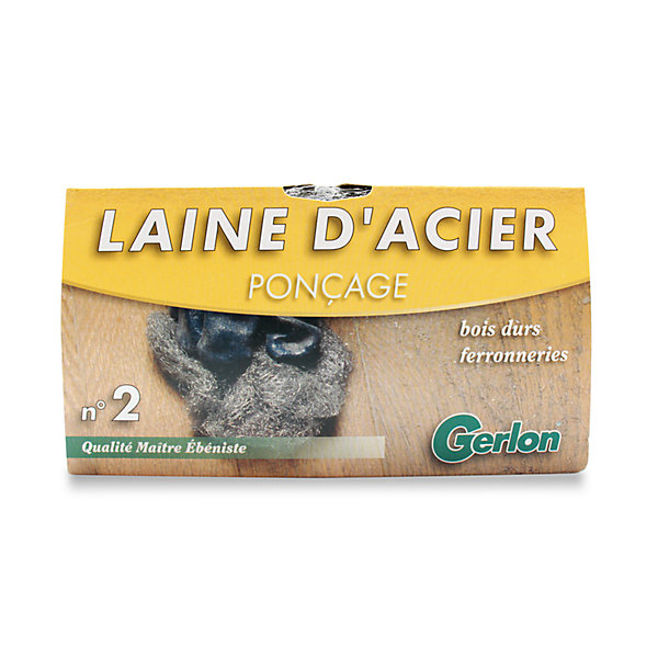 Laine d'acier de ponçage Gerlon 200g