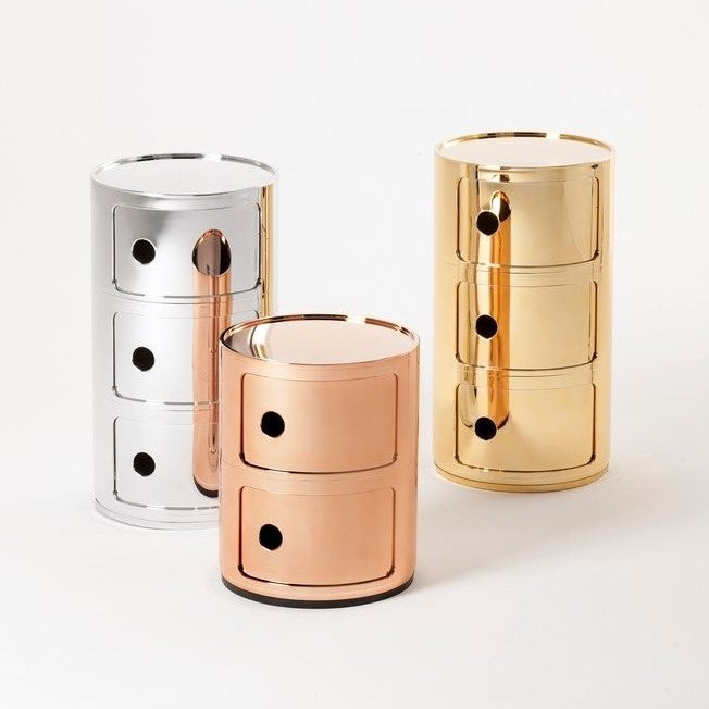 Kartell Componibili Kast Ø 32 cm - 2 Modules - Koper