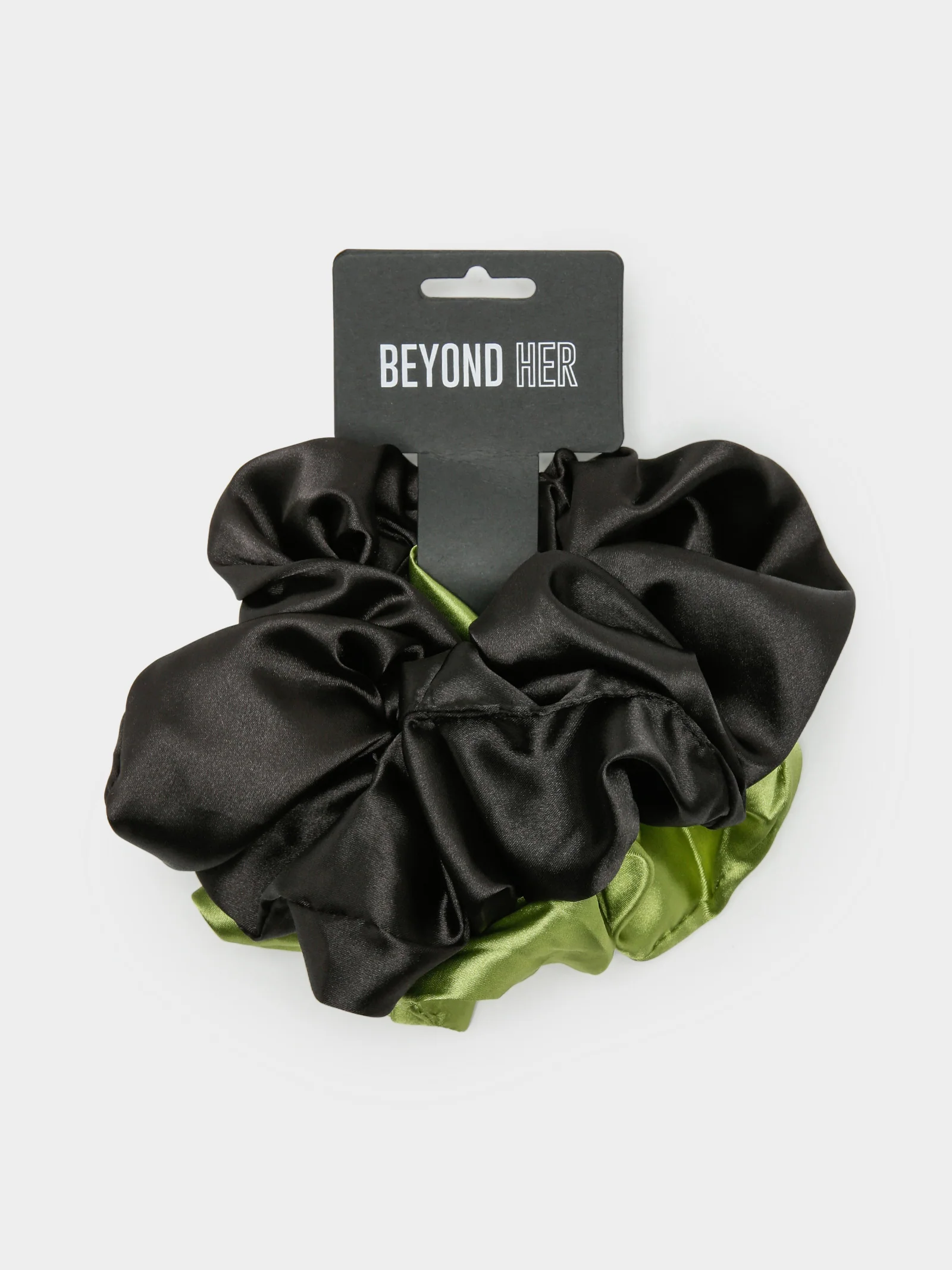 Two Large Satin Scrunchies
