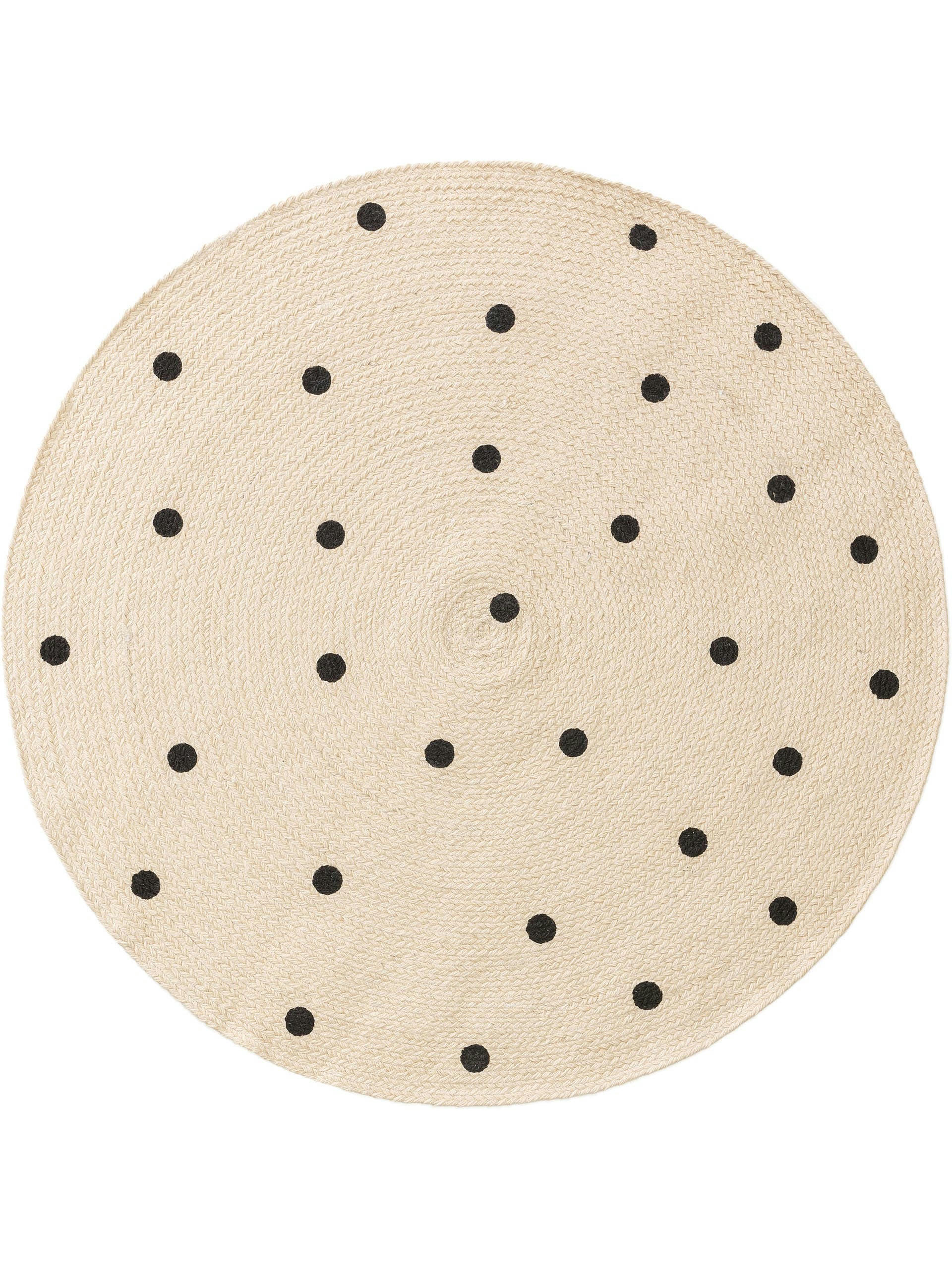 PIPPA - Tapis enfant crème D 120 rond