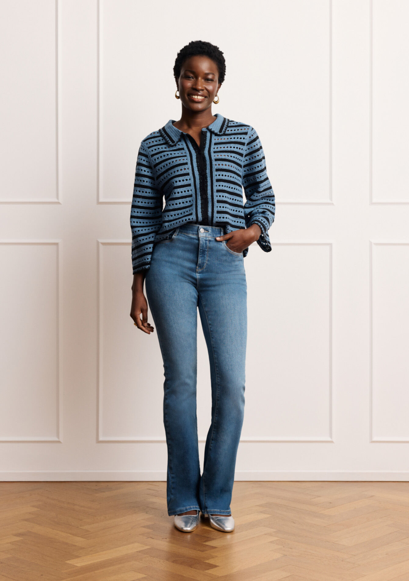 Multiple size bootcut jeans