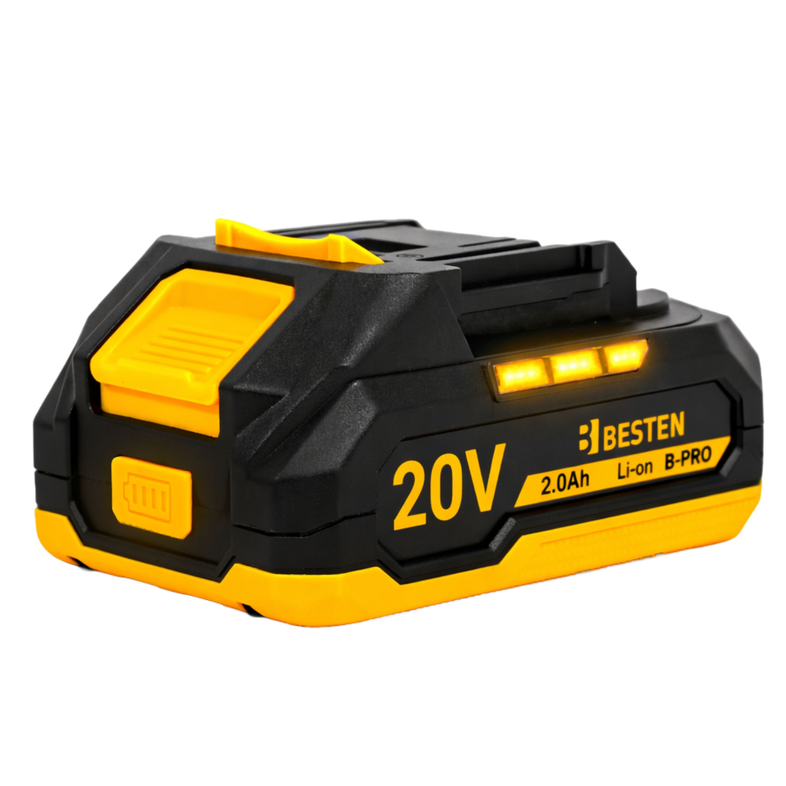Akumulator BESTEN B-PRO 20V 2.0Ah Li-Ion z wskaźnikiem LED
