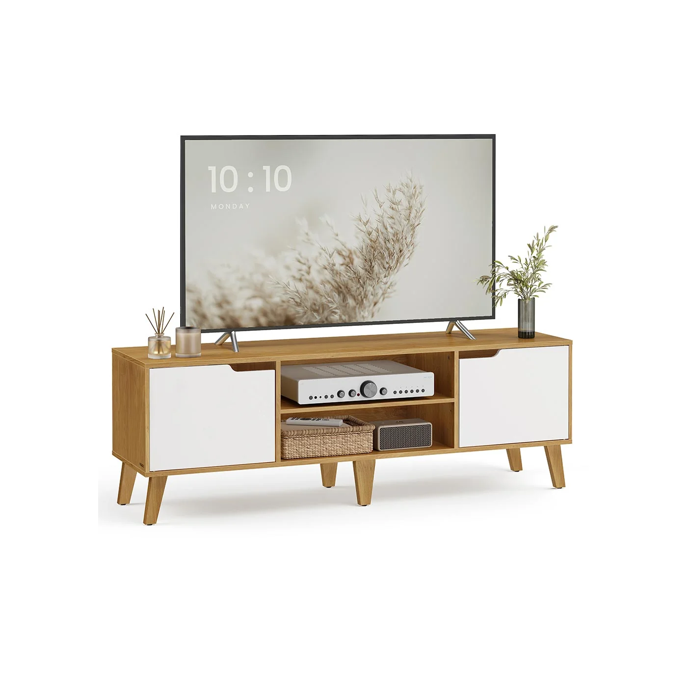 Meuble TV avec étagère réglable