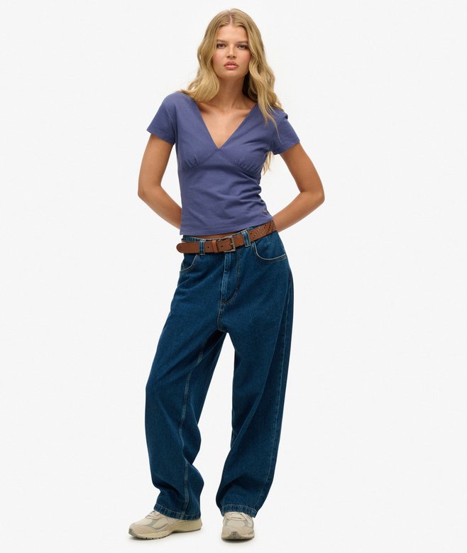 Cap Sleeve Corset Top