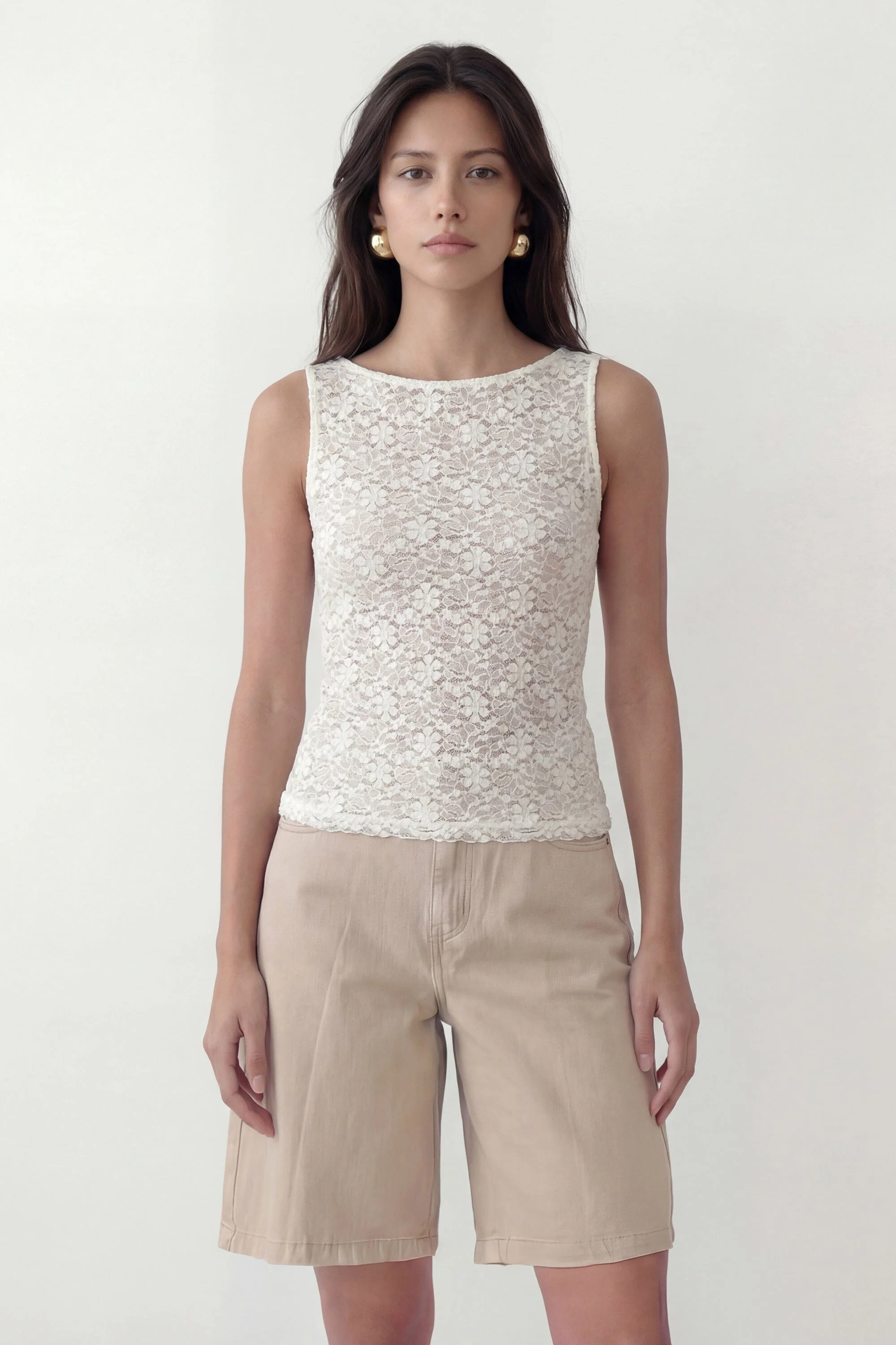 TOP - CARMEL - BLANC