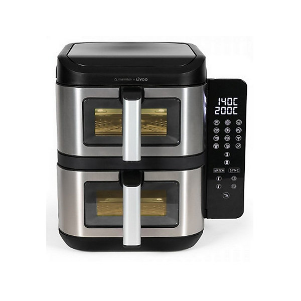 Friteuse sans huile 2 x 5.5l 2800w Livoo DOC344CO livoo x marmiton