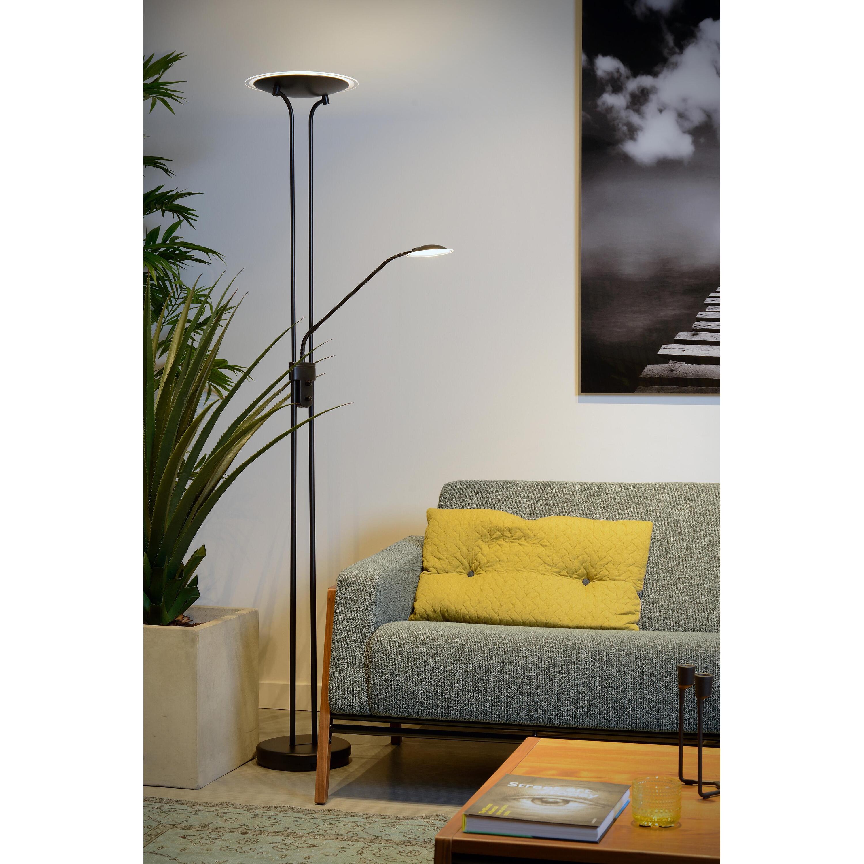 Champion vloerlamp LED zwart