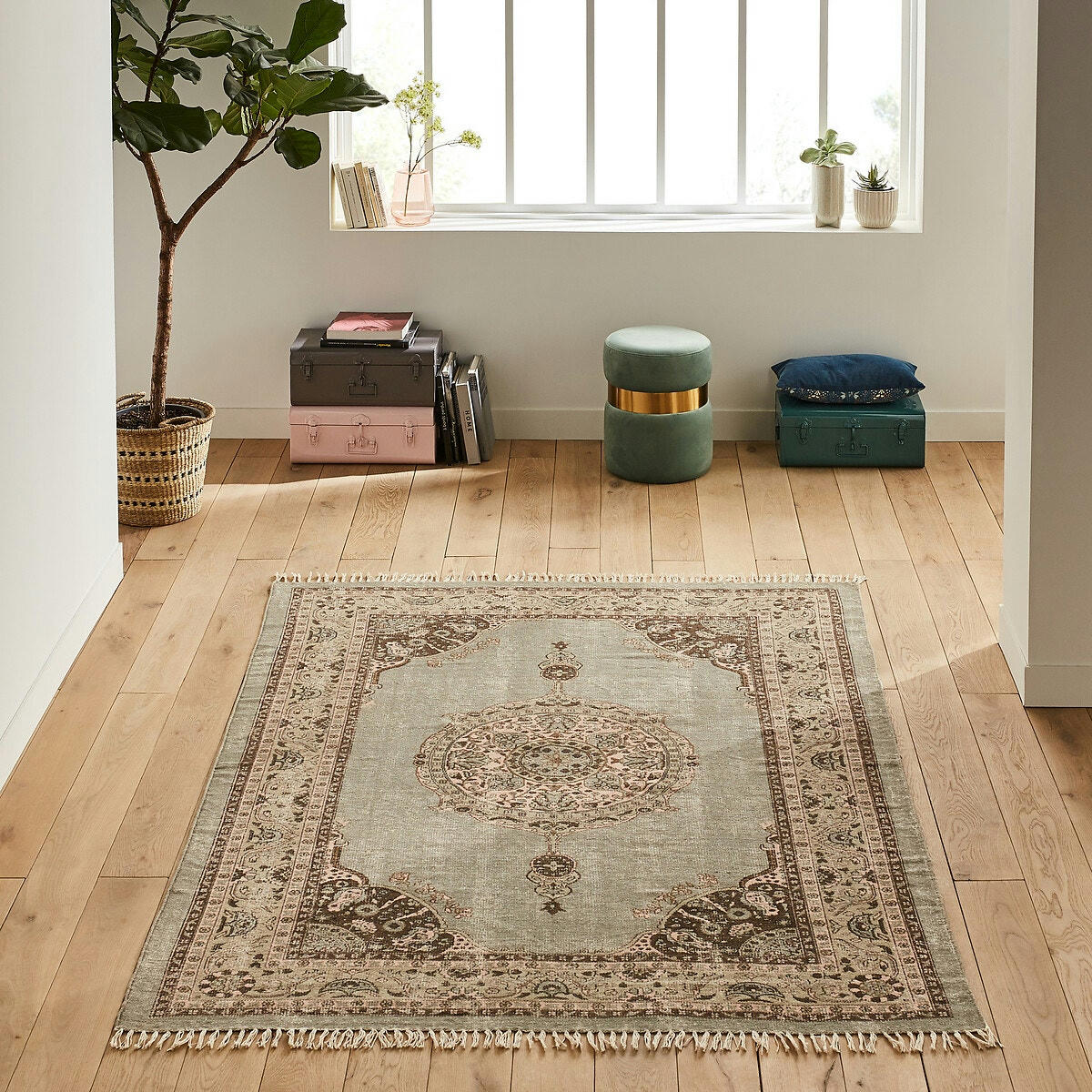 Tapis vintage en coton, Hania