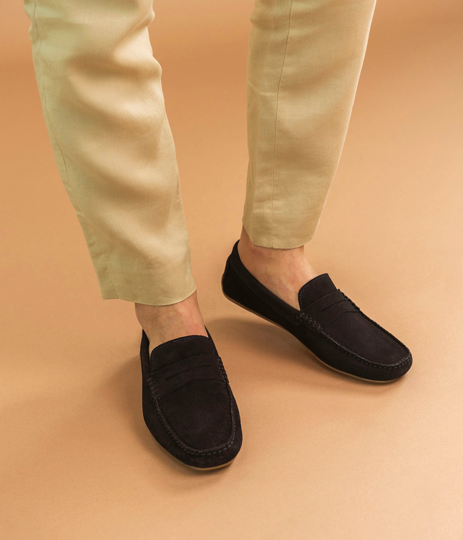 Mocassin Artistide bleu nuit