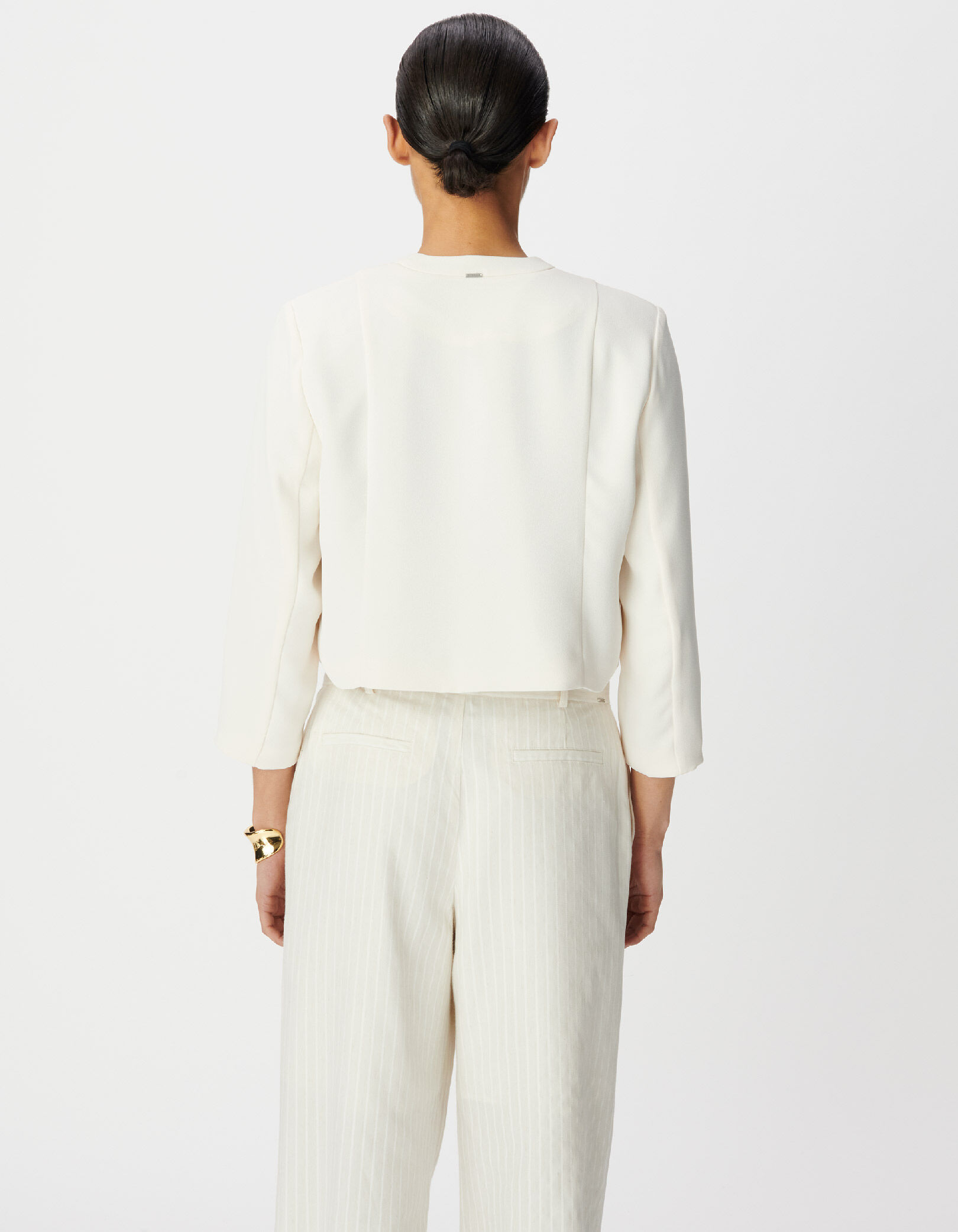 Veste courte blanche esprit boléro Femme