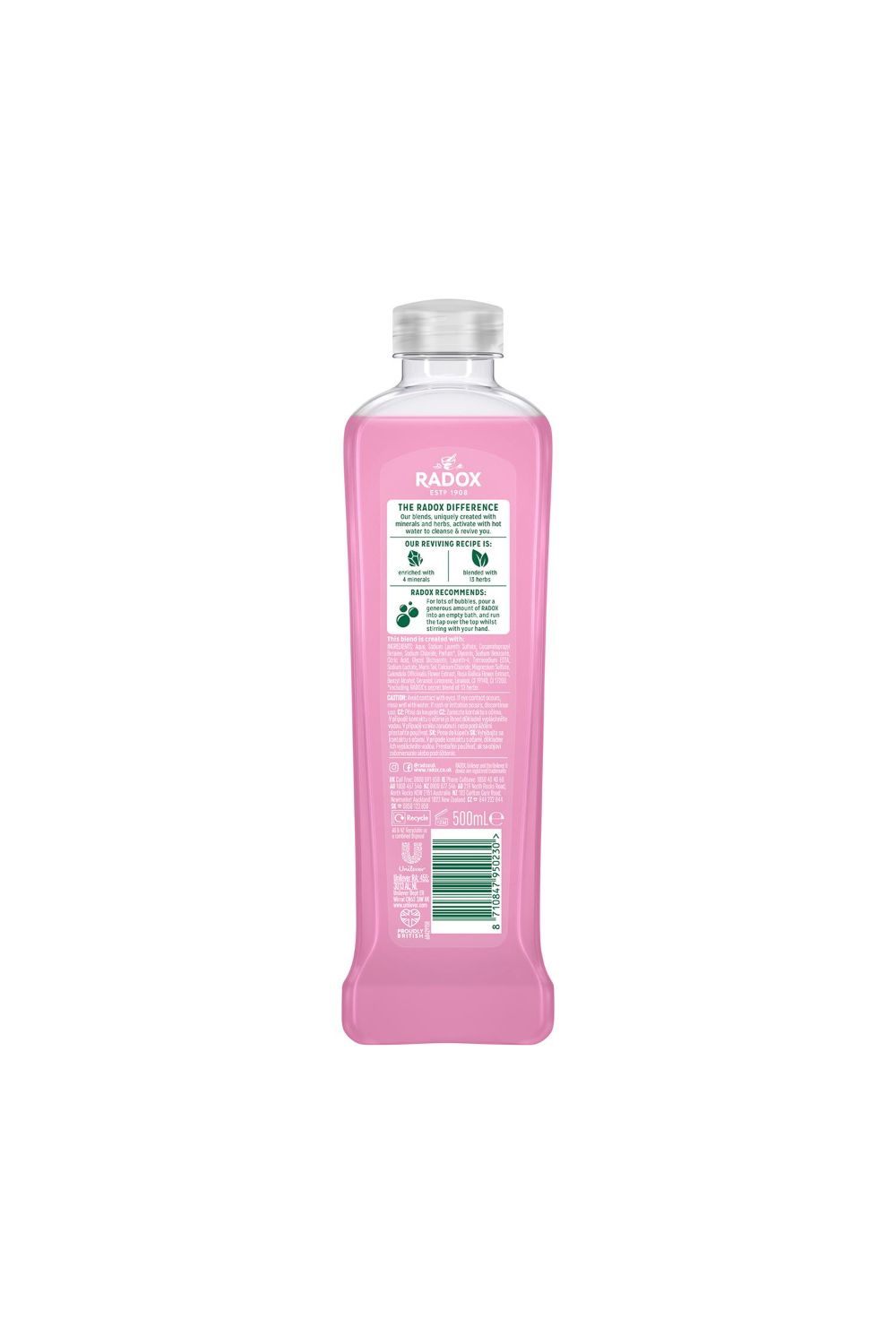 Radox 100% Nature Inspired Fragrances 'Bath Soak' 500ml, 3Pk