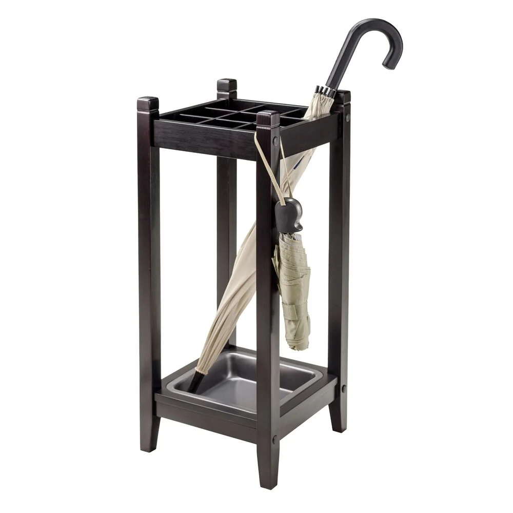 Porch & Den Essen Umbrella Stand with Metal Tray