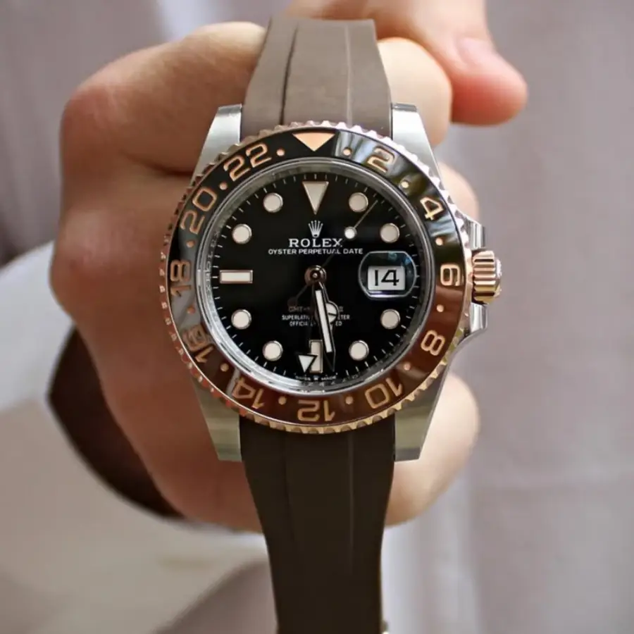Rolex – GMT-Master –  Rubber Strap – Brown