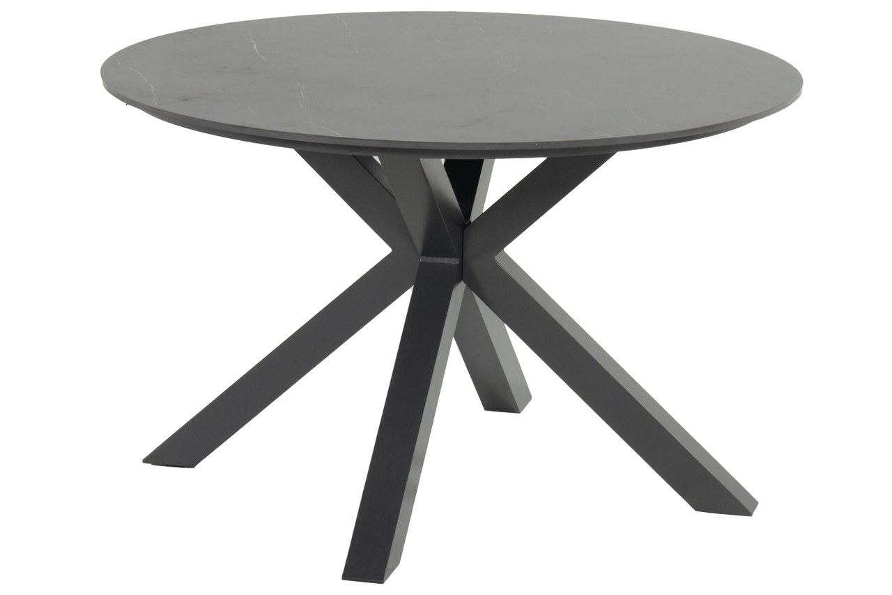 Hartman Tuintafel Xander - Zwart Keramiek - Ø120x75cm